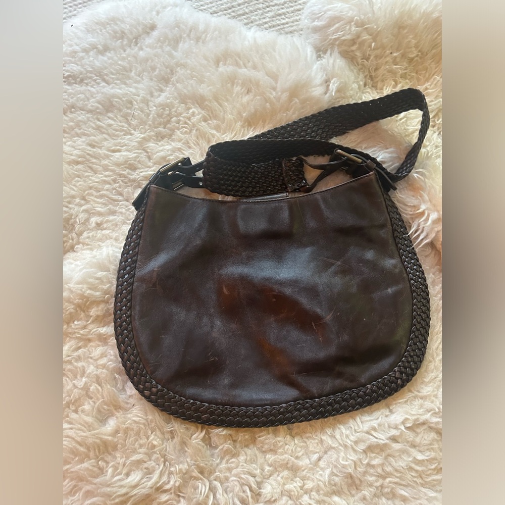 Via Spiga Leather Saddlebag